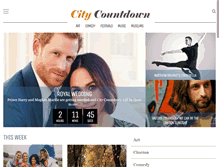 Tablet Screenshot of citycountdown.com
